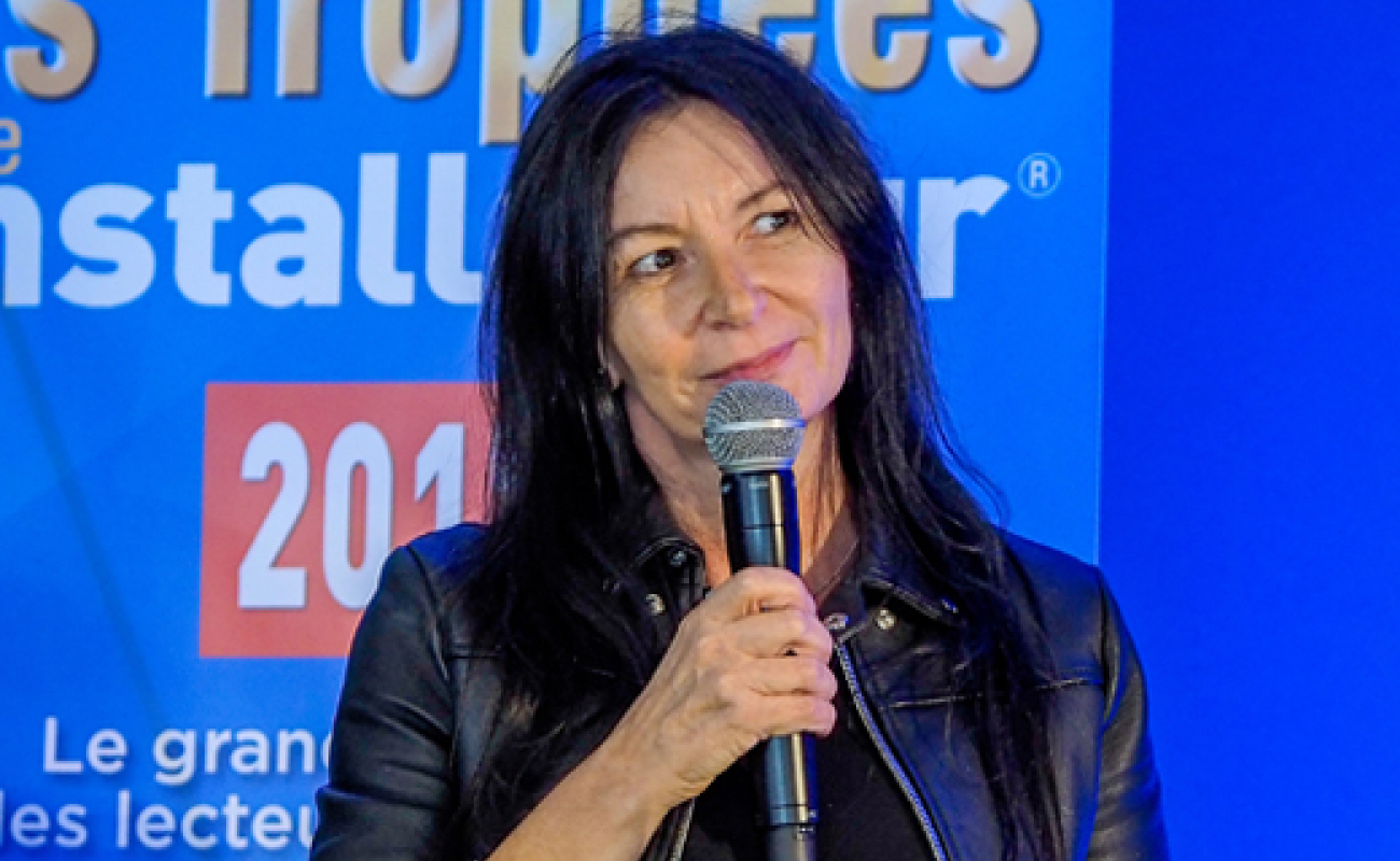 Béatrice, épouse et collaboratrice de Pascal Gilardeau (voir L'installateur 746), a elle aussi pris part au concours et décroché un «coup de cœur» du jury