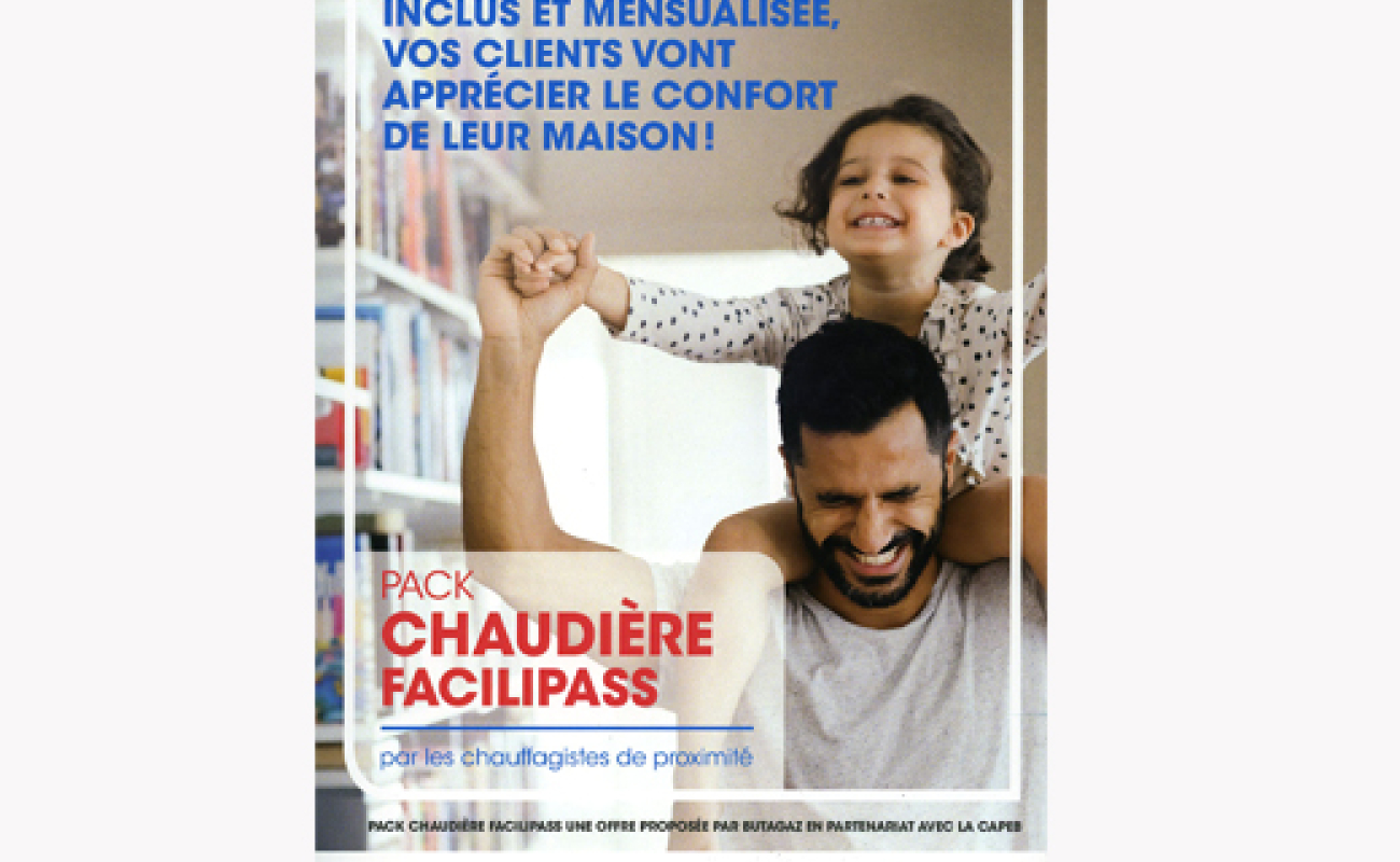 Top départ ! Après l’avoir testée dans deux régions – Ile-de-France et Auvergne-Rhône-Alpes - la Capeb lance officiellement ce mois-ci son offre pack chaudières Facilipass.