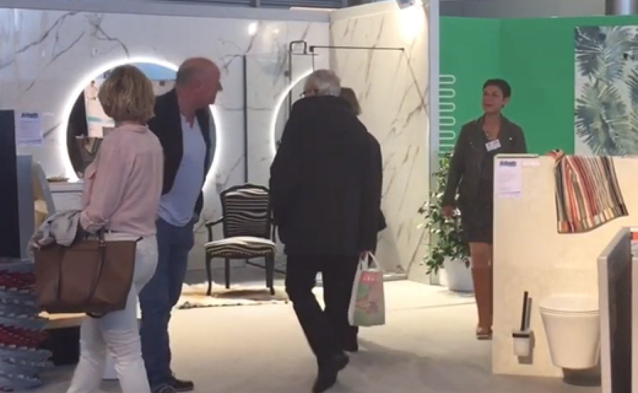 Une salle d’exposition éphémère de 600 m2 comprenant 12 salles de bains a pris place au cœur de la Foir'Expo, qui se tient à Mulhouse jusqu’au 19 mai.
