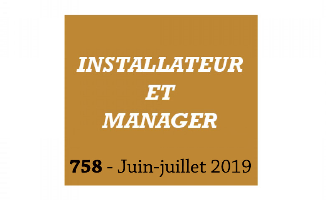 article paru dans l'installateur 758