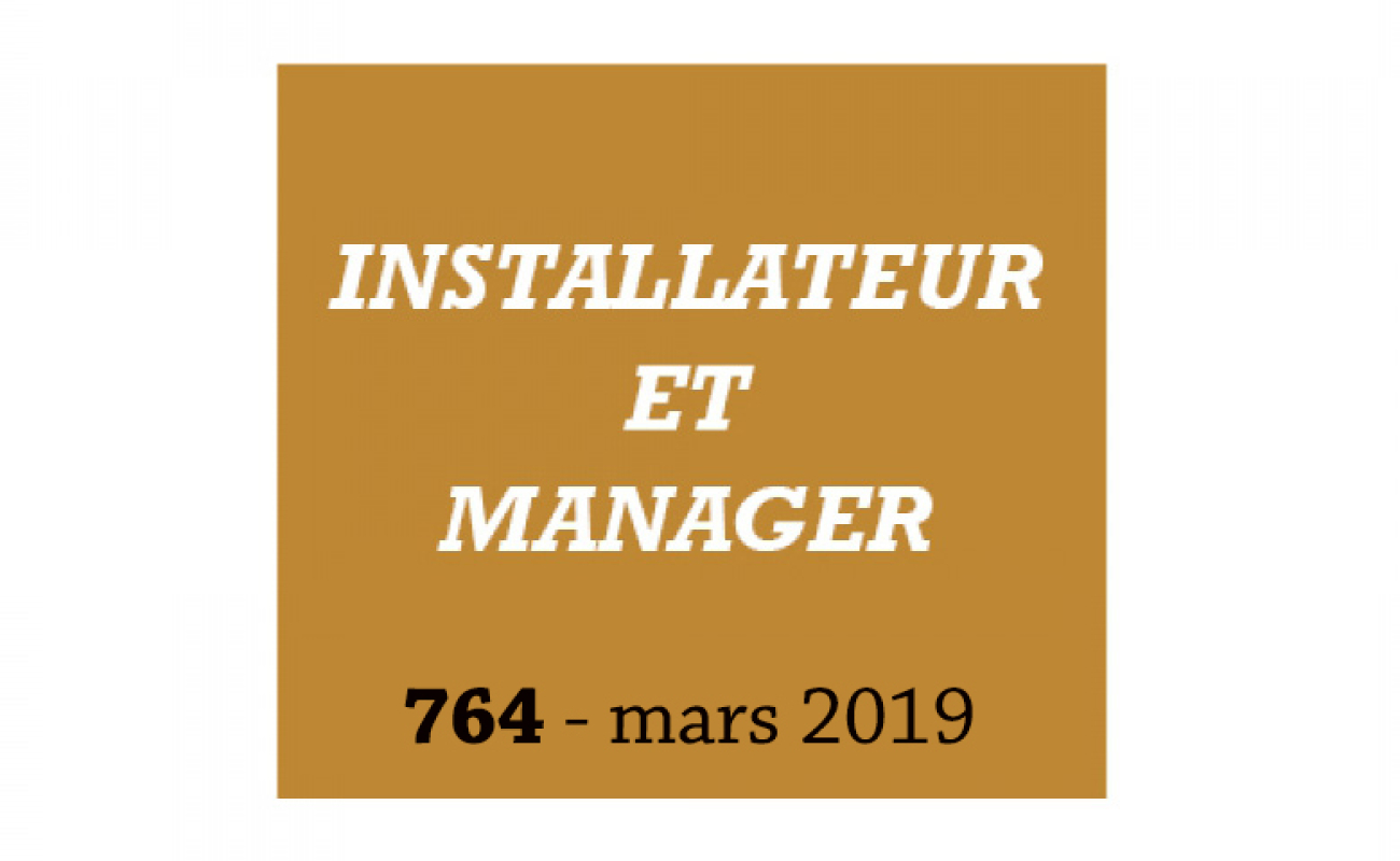 pdf de l'article paru dans L'Installateur 764