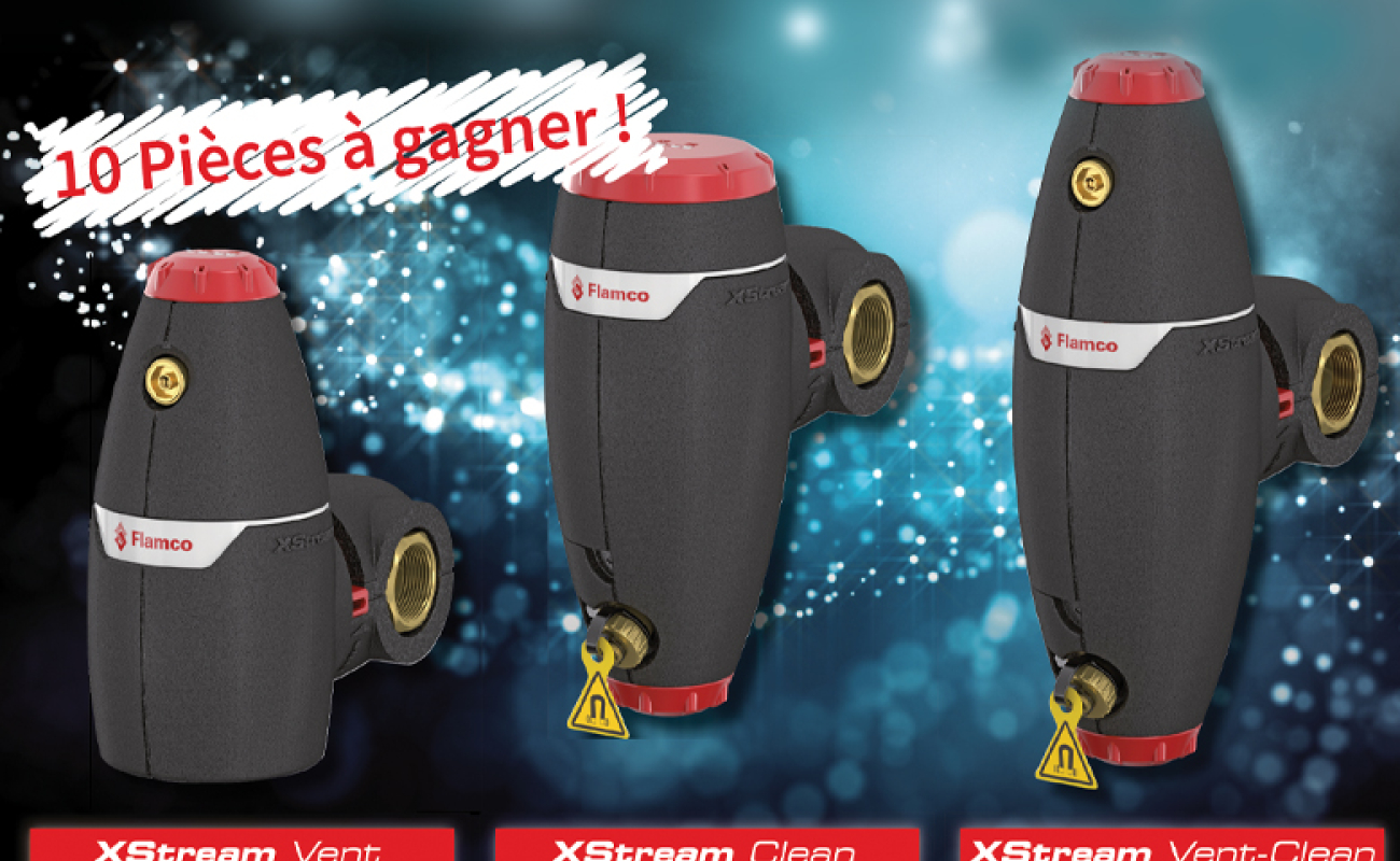Flamco XStream : Séparateurs d'air et de boues