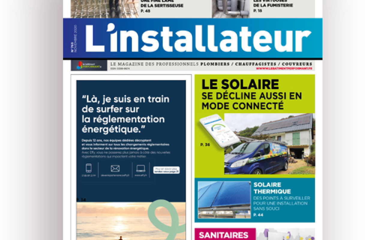 L'Installateur de novembre est paru !