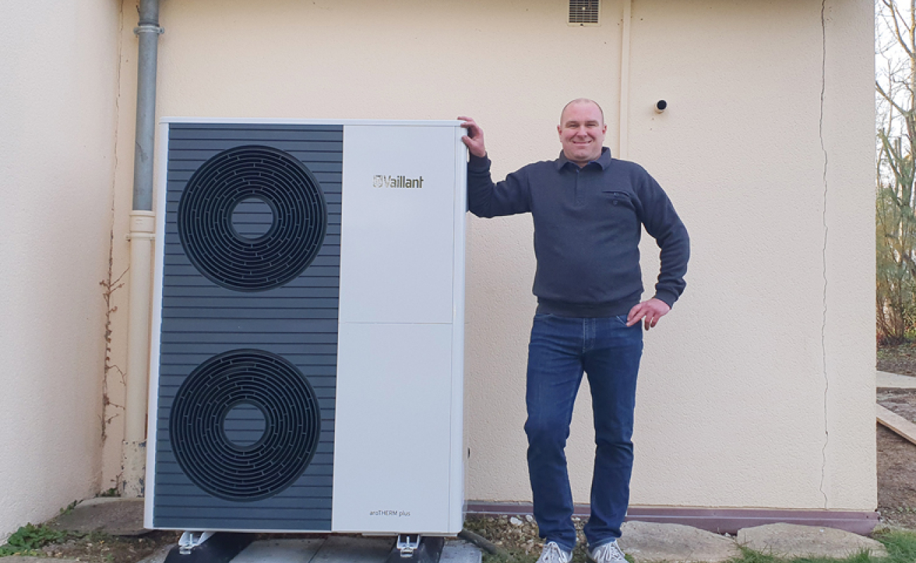 Jérôme Le Cozannet, installateur : «la pac : un bon compromis quand on n’a pas le gaz»