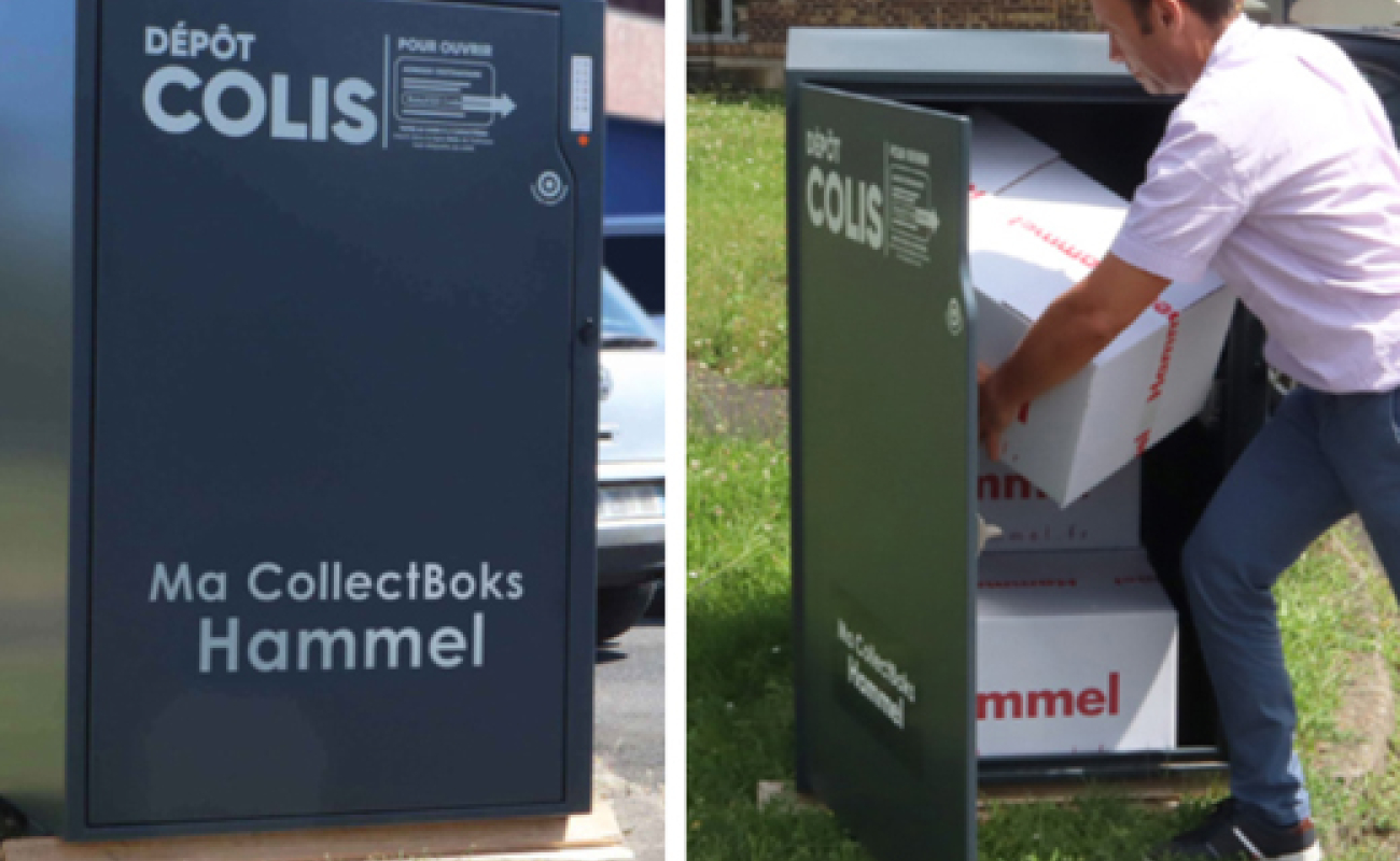 Hammel invente la consigne à domicile ou sur chantier pour des livraisons 24h/24