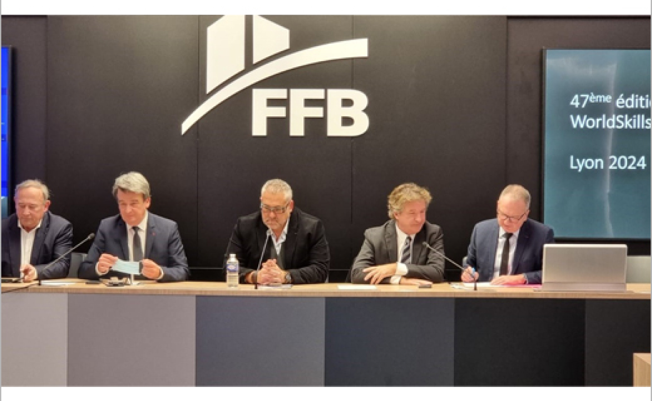 L'équipe de France du BTP en marche
