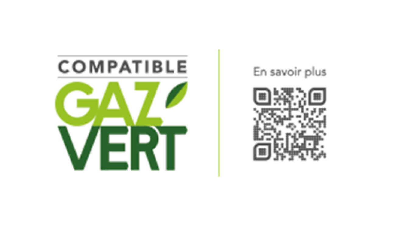 mention compatible gaz vert