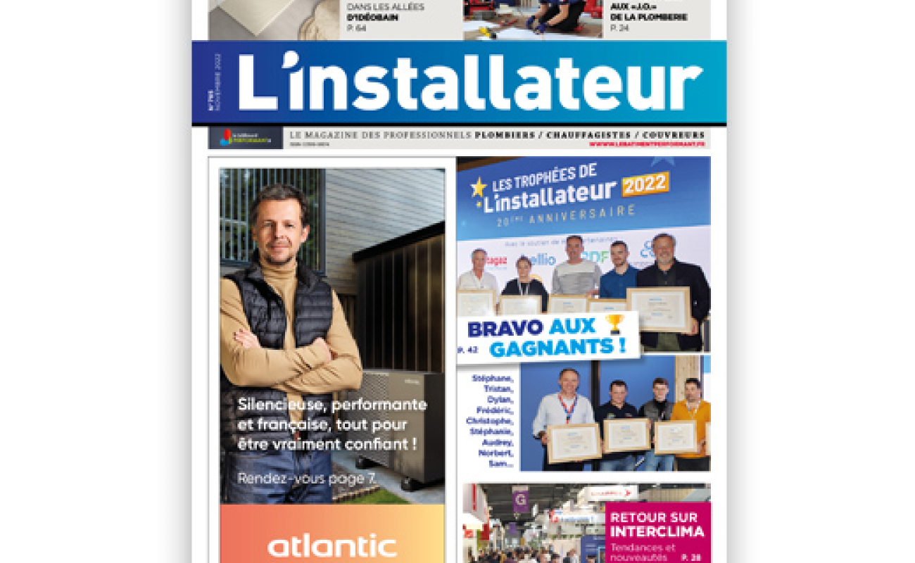 Installateur n° 785 Novembre 2022