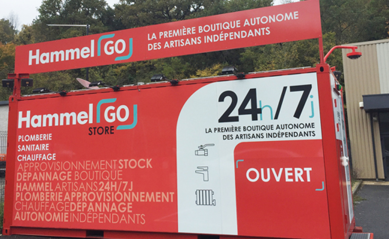 Hammel dévoile sa première boutique autonome