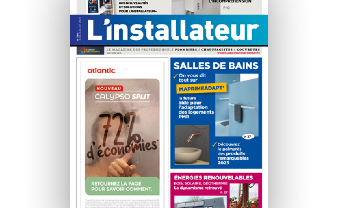 Installateur n° 790 juin-juillet 2023
