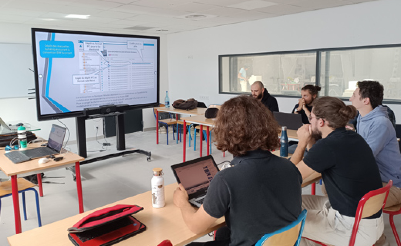 Quand les jeunes Compagnons s’initient au BIM