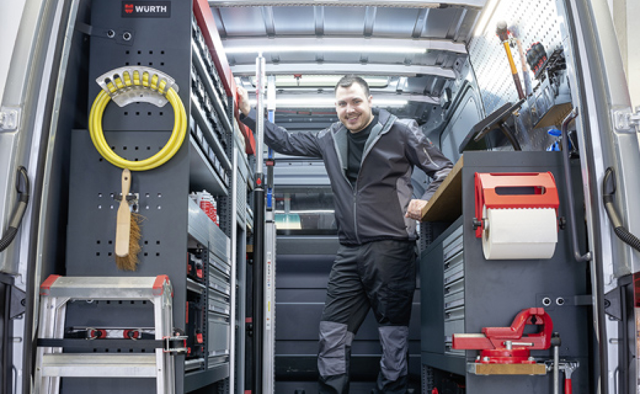 Aménagements de véhicules utilitaires Orsymobil de la société Würth