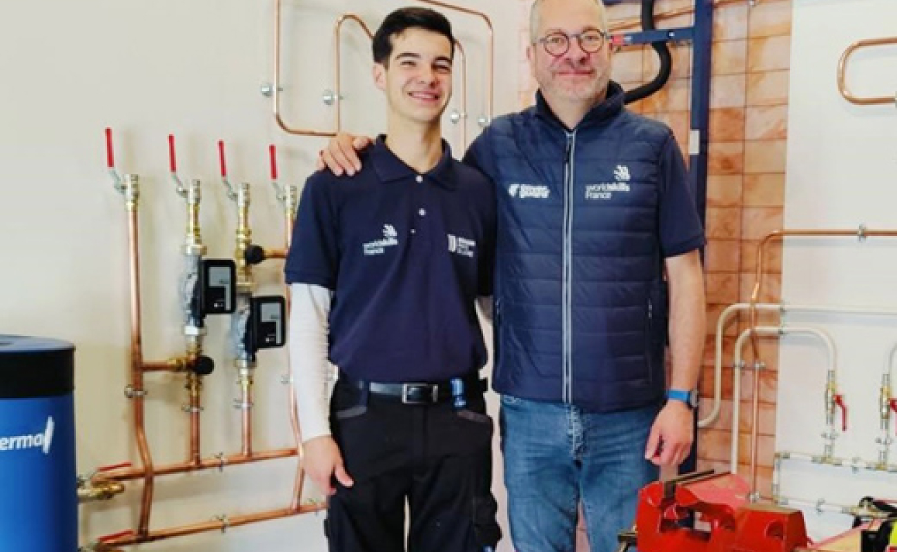 La consécration pour Pierre Bulteau, champion de France des métiers en plomberie-chauffage