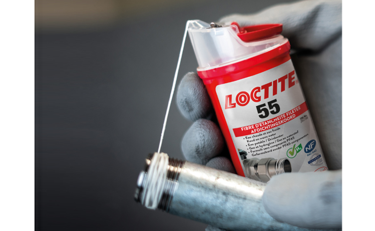 LOCTITE 55 nouvelle formule : la meilleure solution d'étanchéité pour filetage est désormais parée pour l'avenir