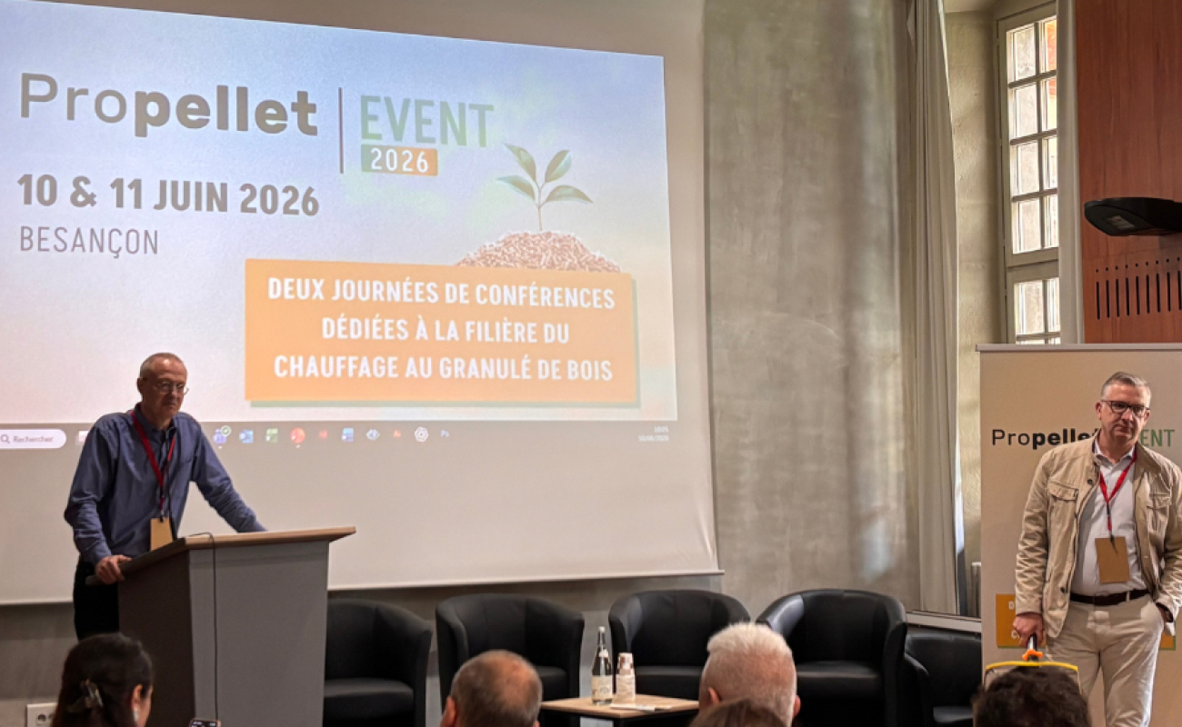 granulé bois, Propellet Event 2026, Propellet, bois-énergie, chauffage au bois, poêle à granulés, chaudière à granulés, rénovation énergétique, renouvellement du parc, MaPrimeRénov’, CEE, chauffage renouvelable, mix énergétique, qualité de l’air, émission