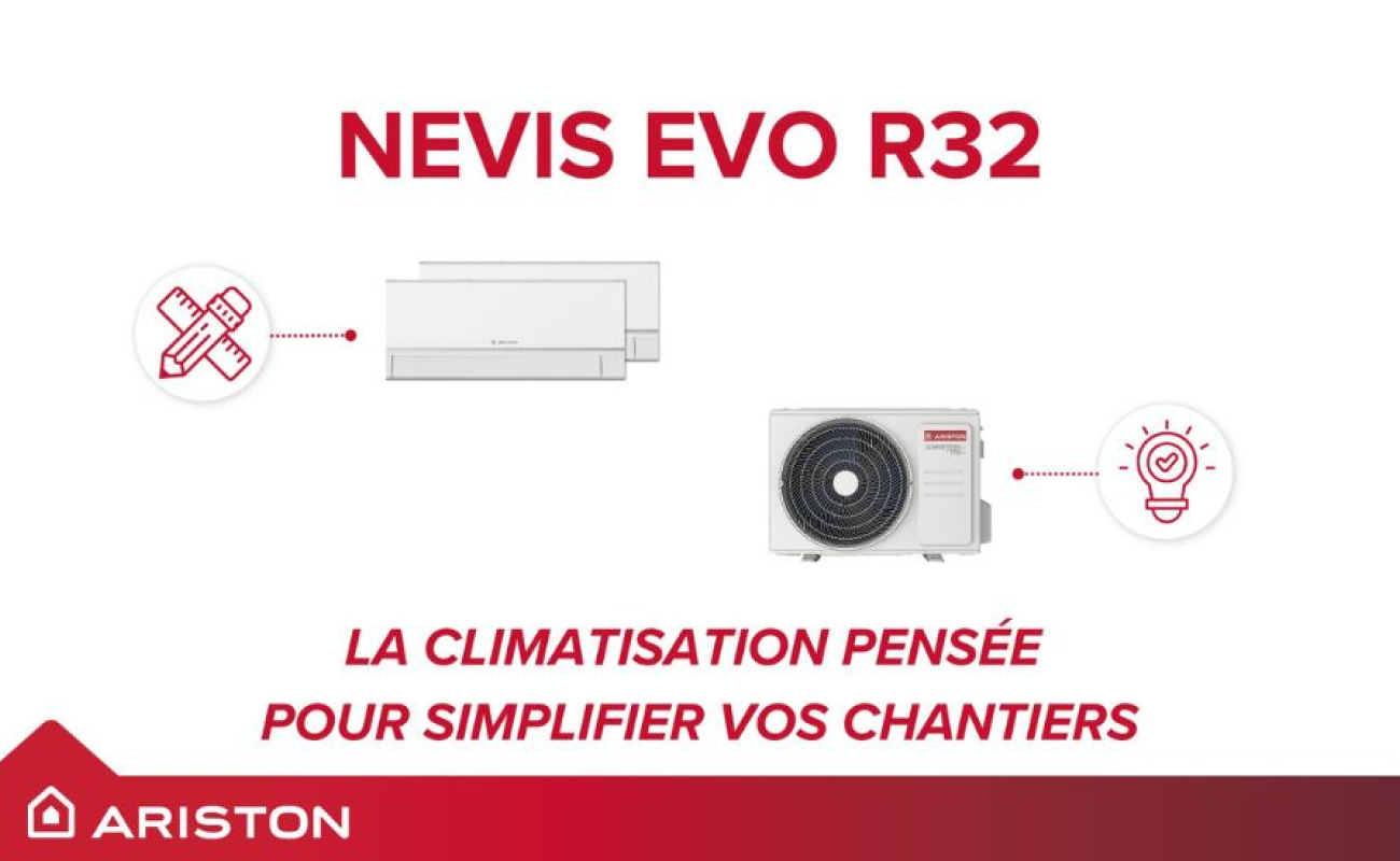 produit de la semaine, ariston, pac air/air, pac, R32