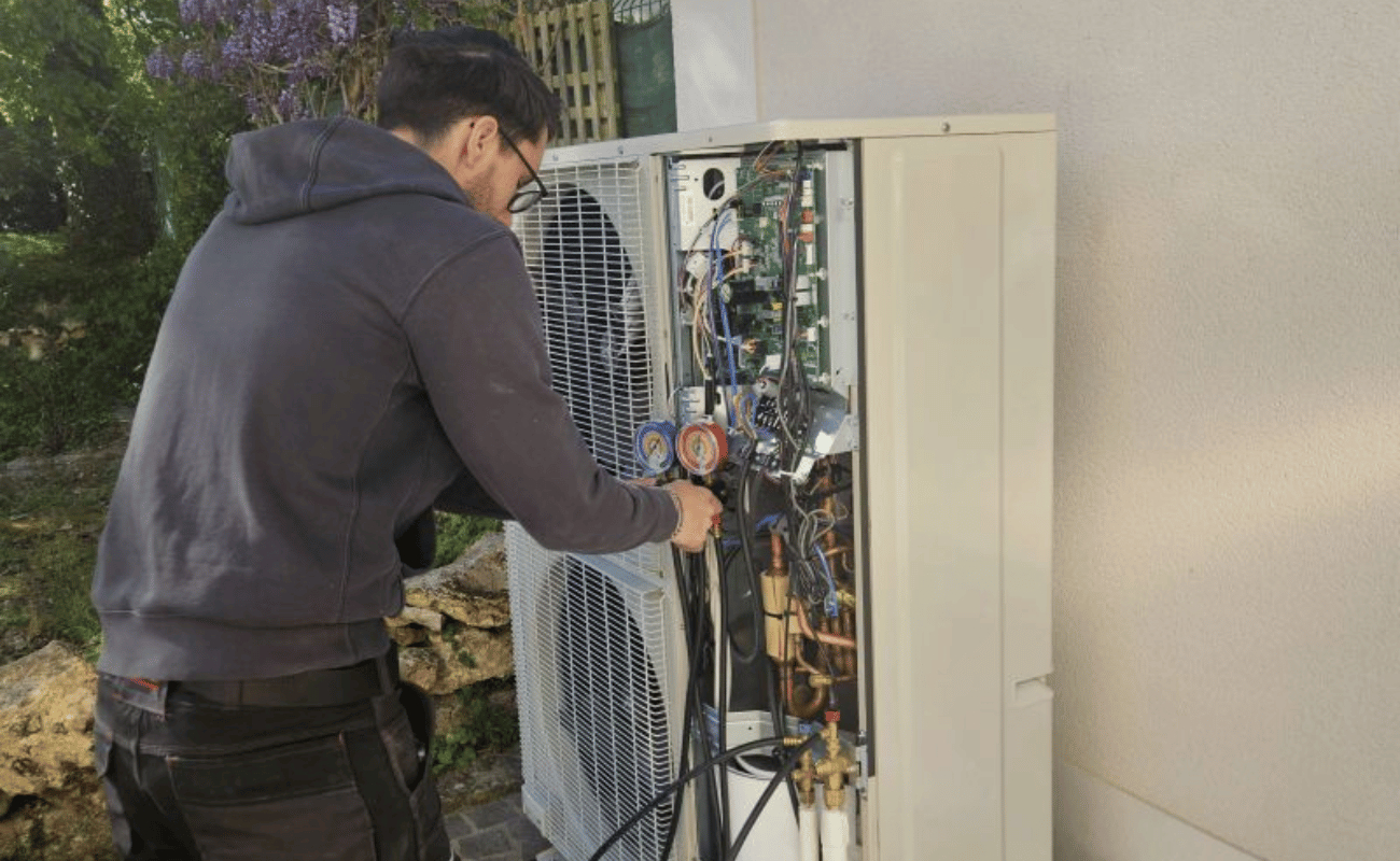 Installation pompe à chaleur DPE électricité