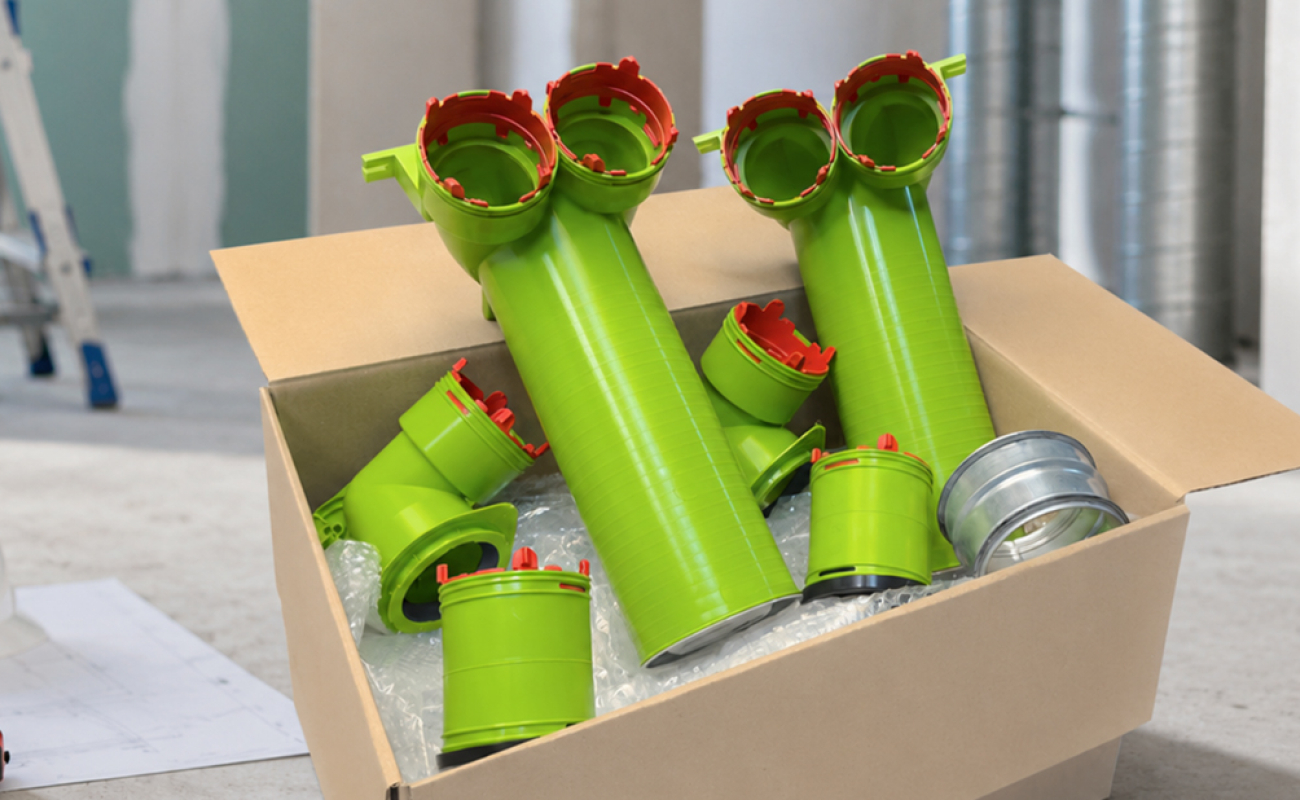Ubbink veut installer sa gaine verte dans tous les bons réflexes