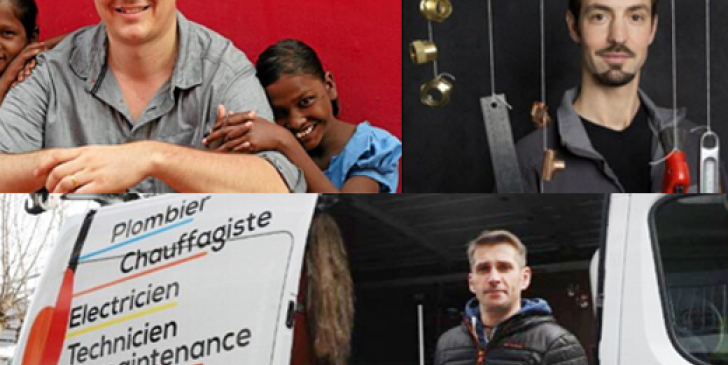 Régis Troupel, Arthur Cochinaire et Yohann Suant