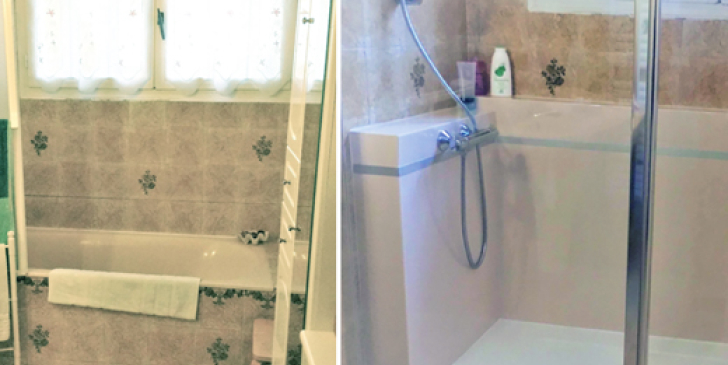 Adaptation de salles de bains à l’attention des personnes en perte de mobilité.