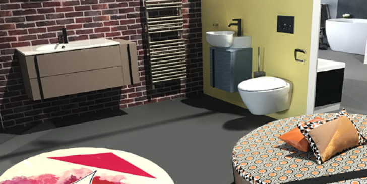 Quinze mises en scène contemporaines illustrent les tendances déco du moment, combinant douches à l’italienne, baignoires balnéo ou encore meubles aux lignes épurées.