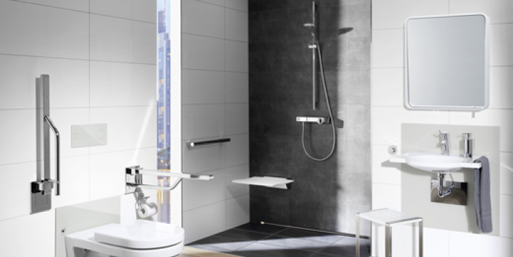 La tendance est aux salles de bains dites universelles, c’est-à-dire adaptées à chacun, personnes âgées ou en fauteuil, enfants valides ou adultes handicapés…