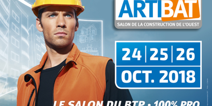 Le salon de la construction Artibat se tiendra au Parc Expo de Rennes les 24, 25 et 26 octobre
