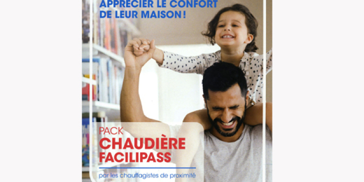 Top départ ! Après l’avoir testée dans deux régions – Ile-de-France et Auvergne-Rhône-Alpes - la Capeb lance officiellement ce mois-ci son offre pack chaudières Facilipass.