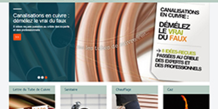 site tube cuivre