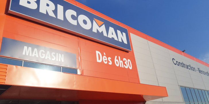 Ouvert depuis le 28 septembre dernier, le magasin Bricoman de Bonneuil-sur-Marne (Val-de-Marne) s’étend sur 10 000 m2 !