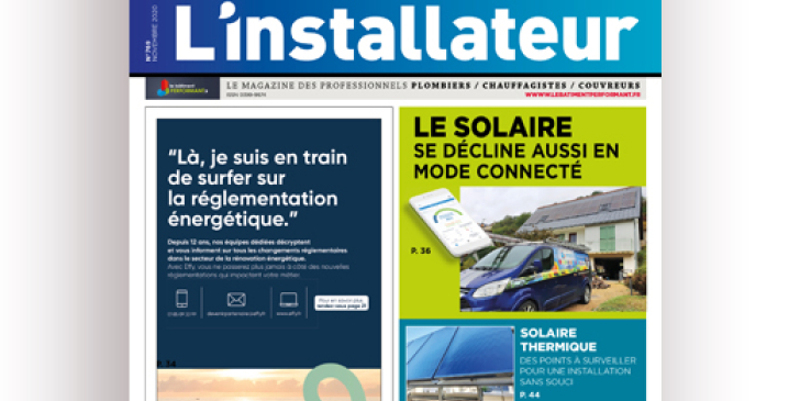 L'Installateur de novembre est paru !