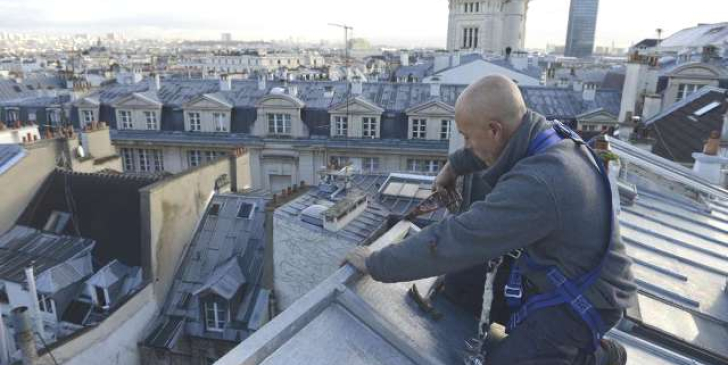 Unesco : la candidature des couvreurs parisiens est lancée - Photo Gilles Mermet
