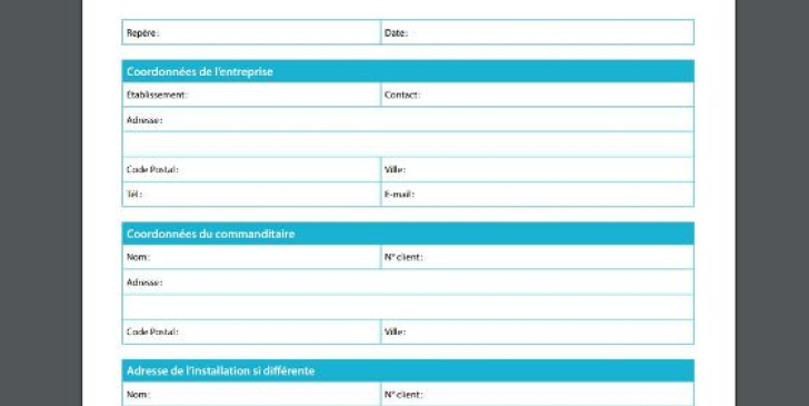 Attestation d'entretien pompe à chaleur