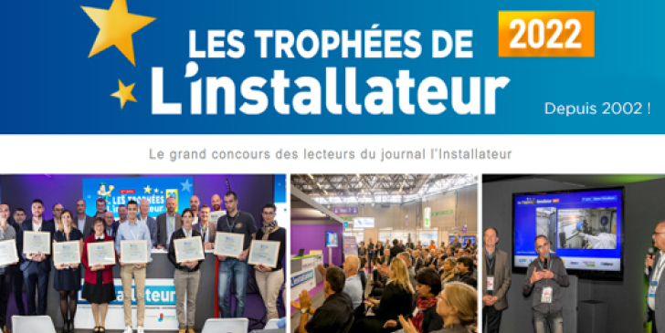 Page d'accueil site Trophées de l'Installateur