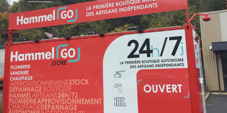 Hammel dévoile sa première boutique autonome