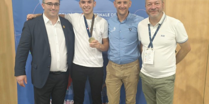 Anthony Daviet, Axel Bézias, Nicolas Coindet et Thierry Bricard
