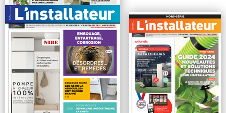 L'Installateur juin-juillet 2024 + Hors-serie