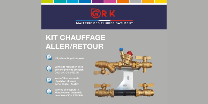 grk, kit, fabricant, produit, aller, retour, chauffage