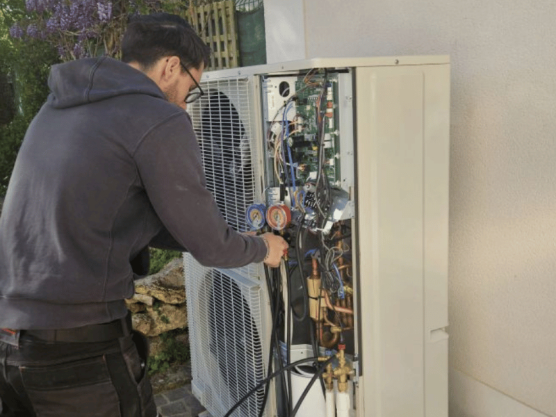 Installation pompe à chaleur DPE électricité